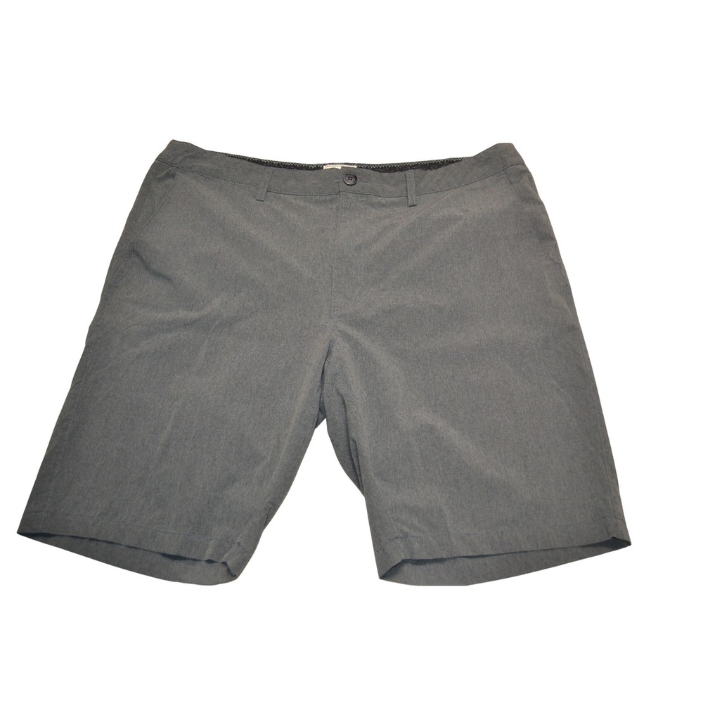 7DIAMONDS Performance Stretch Technical‎ Travel Casual Summer Shorts Dark Grey